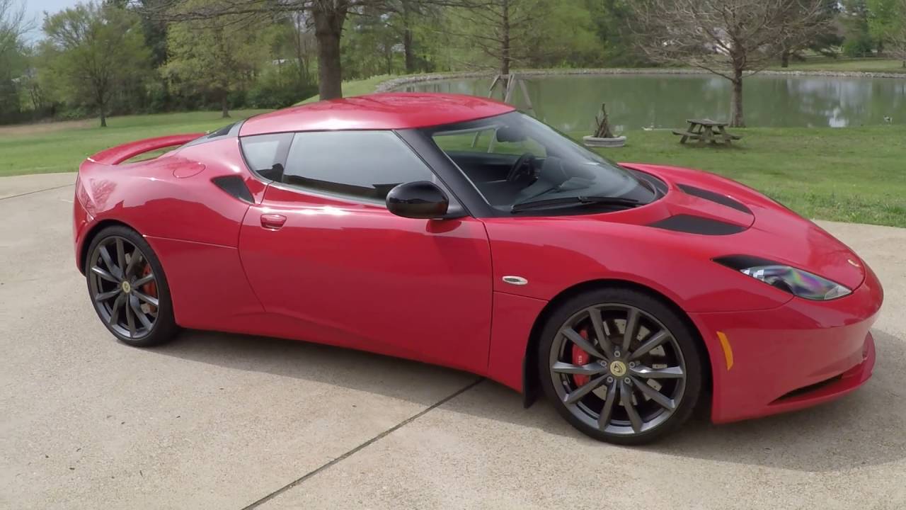 HD VIDEO 2013 LOTUS EVORA 2+2 S RED SUPERCHARGED FOR SALE INFO WWW  SUNSETMOTORS COM - YouTube