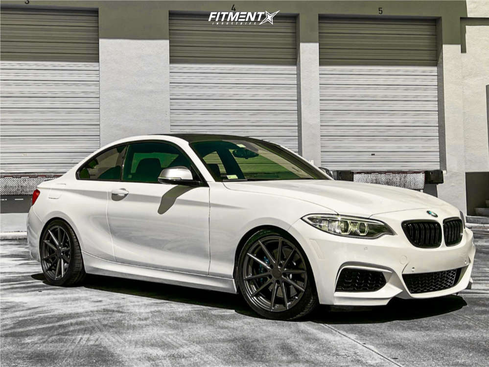 2016 BMW M235i Base with 18x8.5 TSW Bathurst and Michelin 225x40 on  Lowering Springs | 1301172 | Fitment Industries