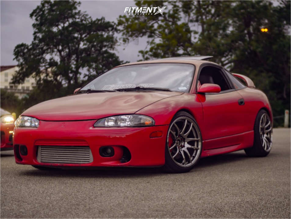 1997 Mitsubishi Eclipse GST with 18x9.5 Vordoven Forme 9 and Forceum 225x40  on Coilovers | 1685106 | Fitment Industries