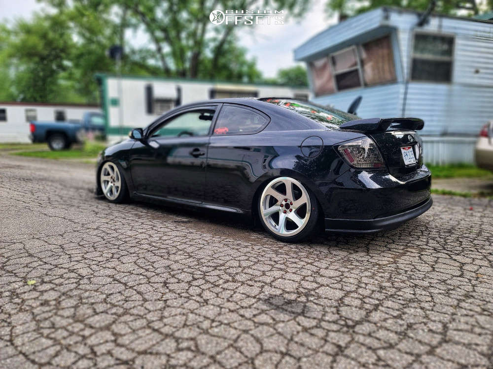 2008 Scion TC with 18x8.5 35 3SDM 0.06 and 205/40R18 Nankang As-1 and  Coilovers | Custom Offsets