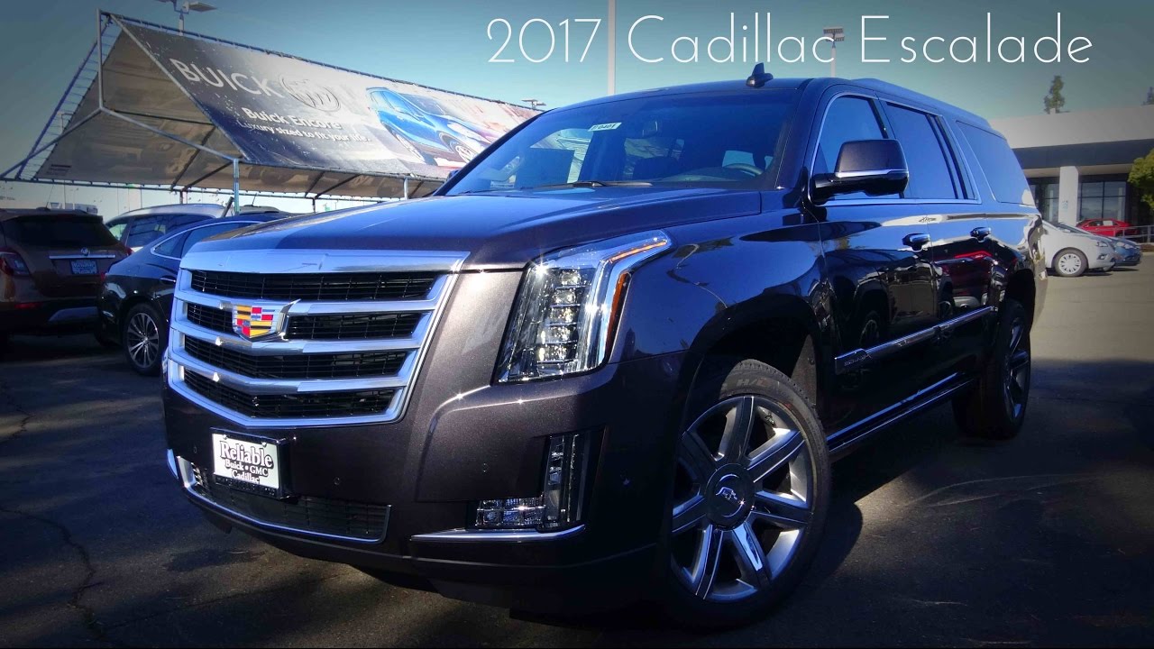 2017 Cadillac Escalade ESV Premium Luxury 6.2 L V8 Review - YouTube