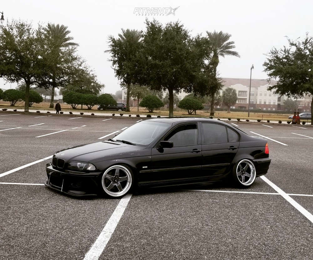 1999 BMW 323i Base with 18x9 Cosmis Racing Xt-005r and Achilles 225x35 on  Coilovers | 602284 | Fitment Industries