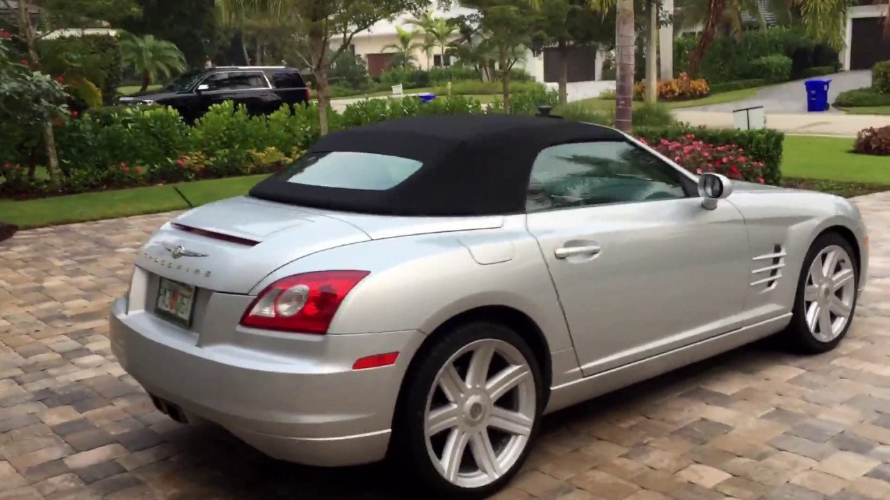 SOLD- 2008 Chrysler Crossfire Limited Roadster SOLD- - YouTube