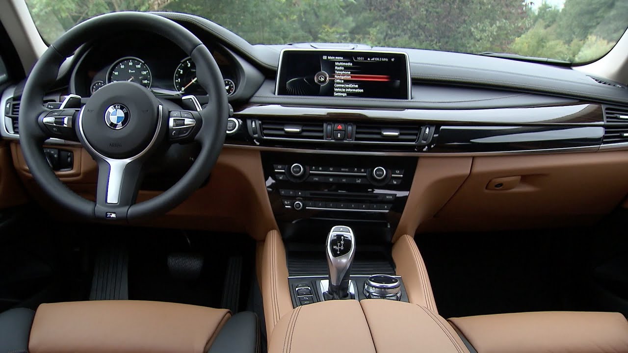 2015 BMW X6 50i INTERIOR - YouTube