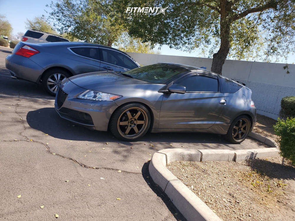 2015 Honda CR-Z EX with 18x8 AVID1 AV6 and Federal 215x40 on Lowering  Springs | 1550046 | Fitment Industries