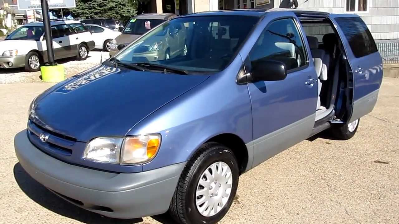 1999 Toyota Sienna Minivan 59k Miles!! Elite Auto Outlet Bridgeport, Ohio -  YouTube