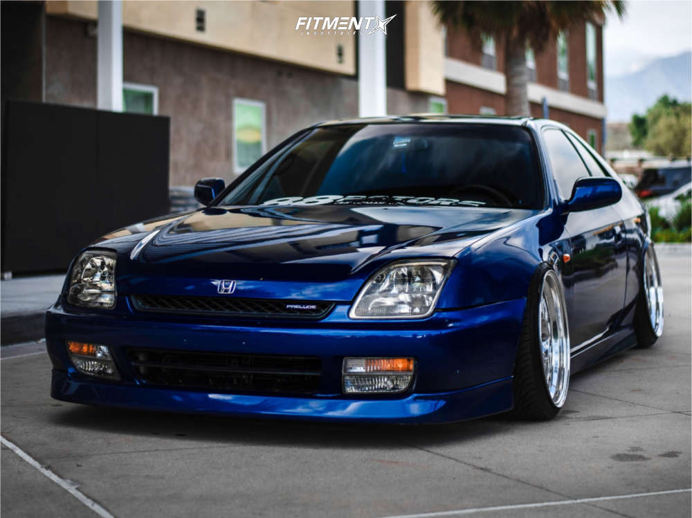 2000 Honda Prelude Base with 18x9.5 Work Vs Xx and Federal 215x35 on Air  Suspension | 815380 | Fitment Industries