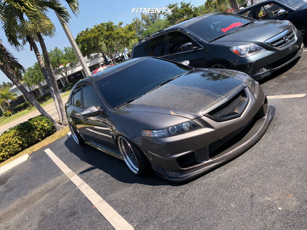 2008 Acura TL Type-S with 18x9.5 Work VS XX and Federal 225x40 on Air  Suspension | 908928 | Fitment Industries