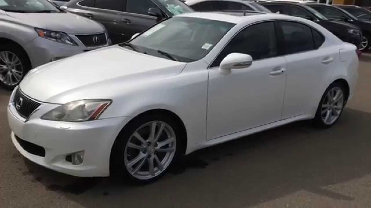 Pre Owned White on Black 2009 Lexus IS 350 RWD - Sport Package Review -  Stony Plain, Spruce Grove - YouTube