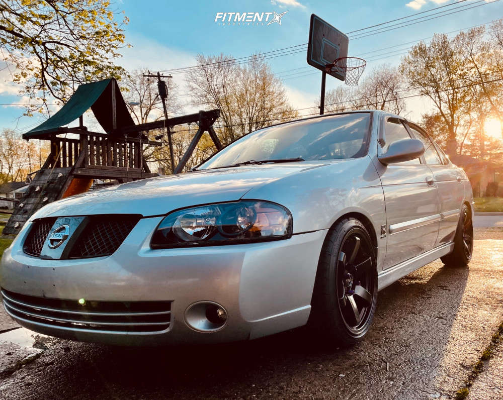 2004 Nissan Sentra SE-R Spec V with 17x8.25 JNC Jnc014 and Nitto 205x40 on  Coilovers | 1649602 | Fitment Industries