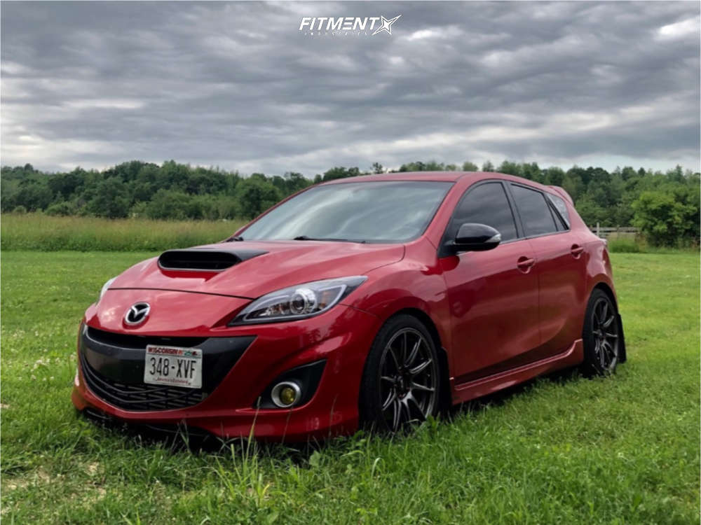 2013 Mazda MazdaSpeed3 Base with 18x7.5 XXR 527 and Pirelli 225x40 on  Lowering Springs | 987823 | Fitment Industries