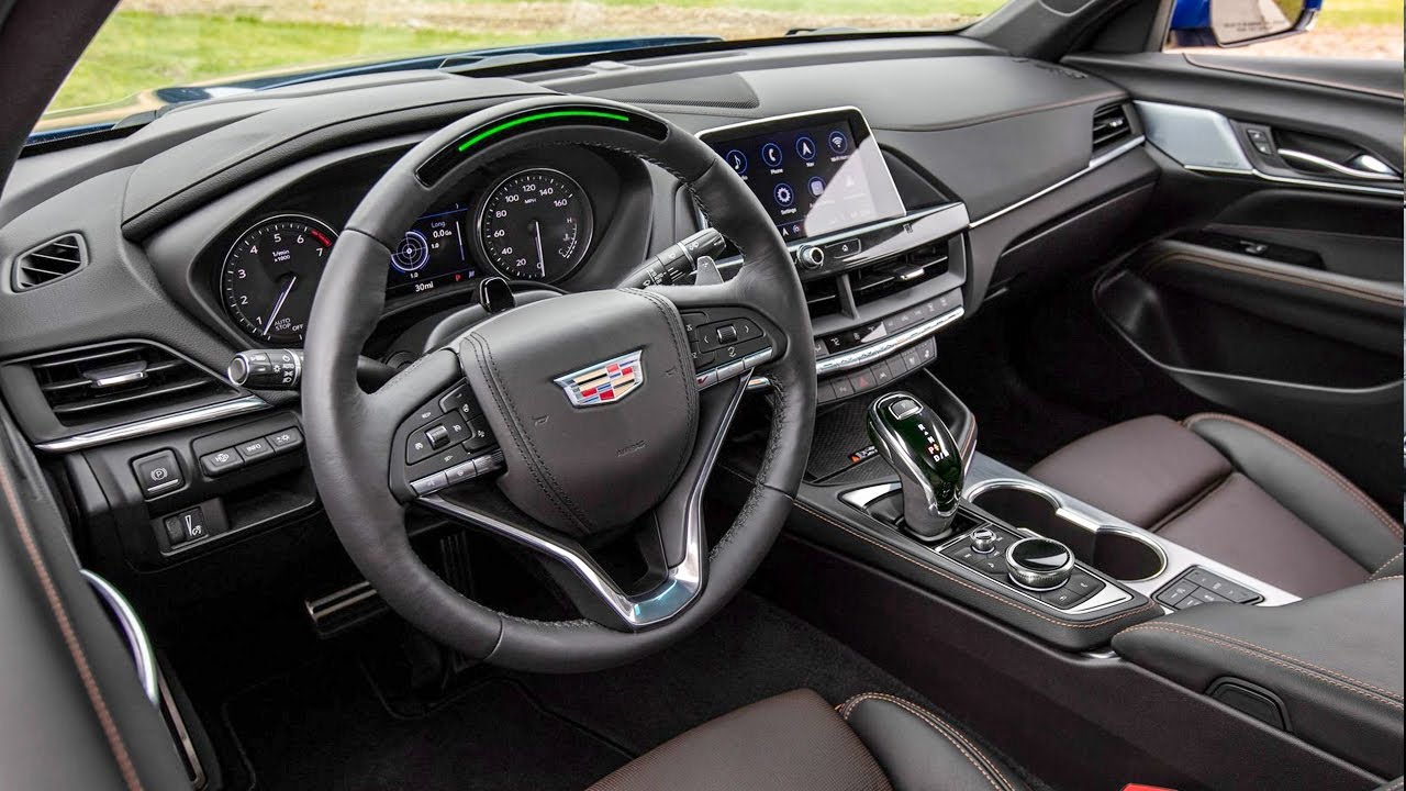 2020 Cadillac CT4-V Interior - YouTube