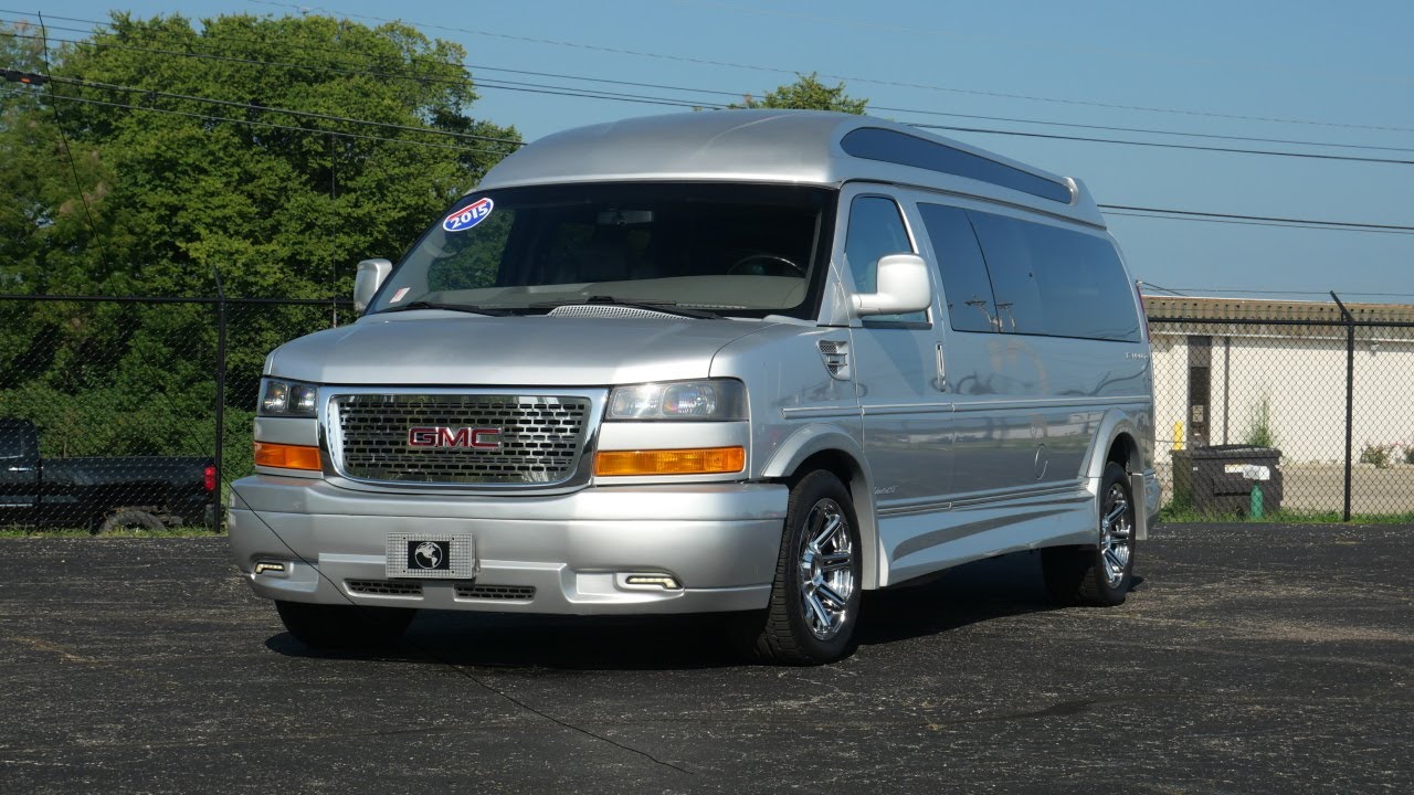 2015 GMC Savana Conversion Van - Explorer Vans 9 Passenger High-Top |  CP16651T - YouTube