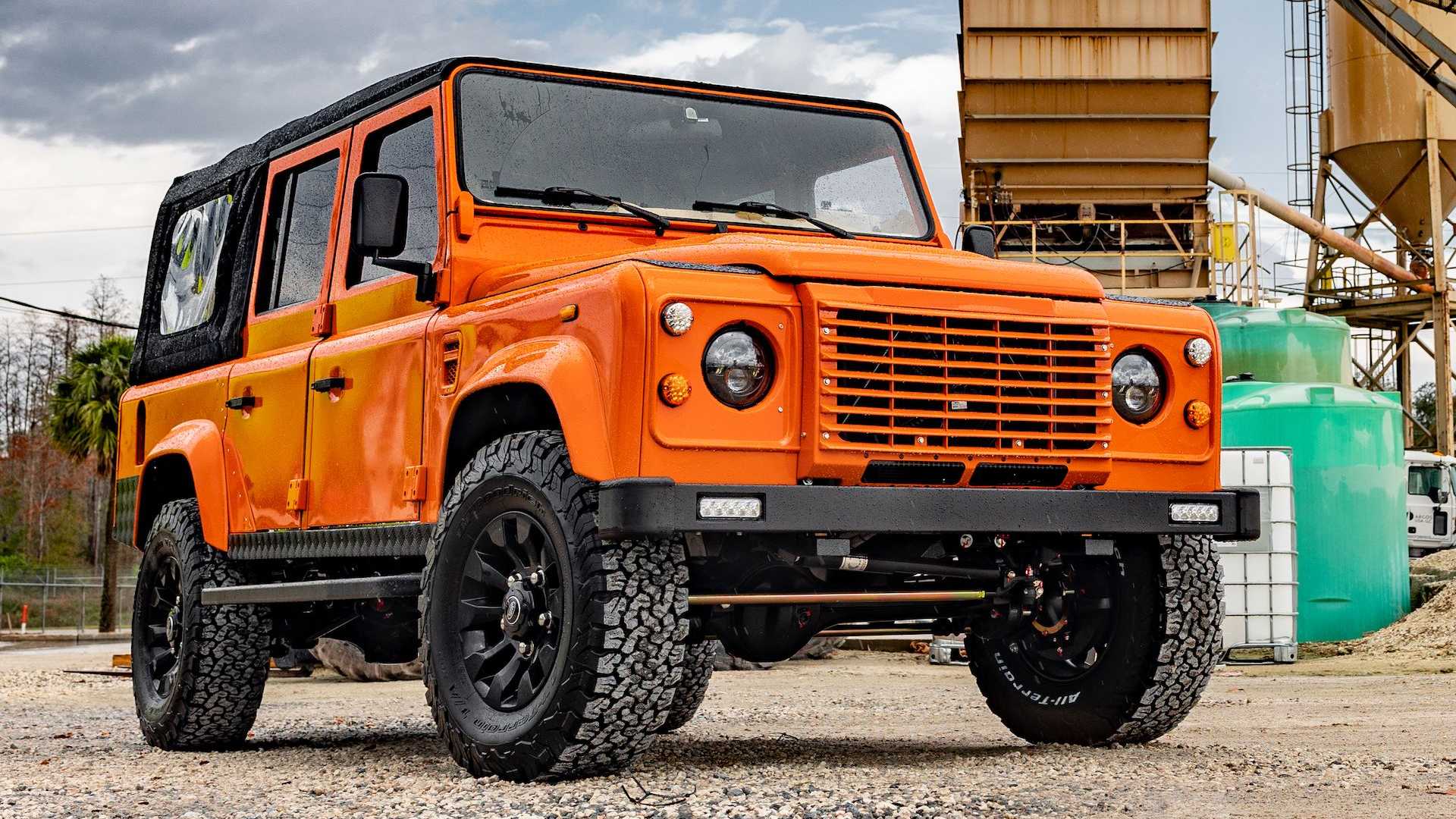 Orange You Glad ECD Restored This Fiery Classic Land Rover Defender?