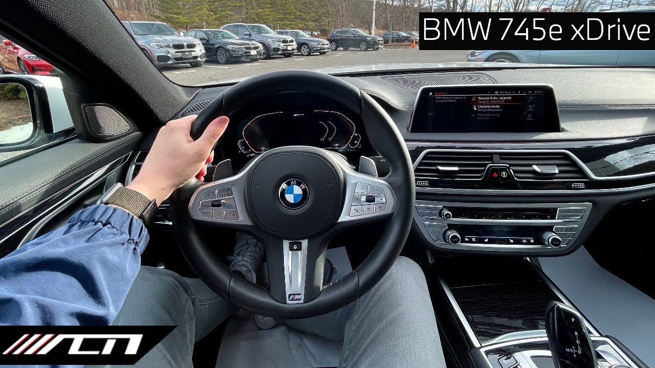 POV Test Drive: 2021 BMW 745e Plug-In Hybrid! - YouTube