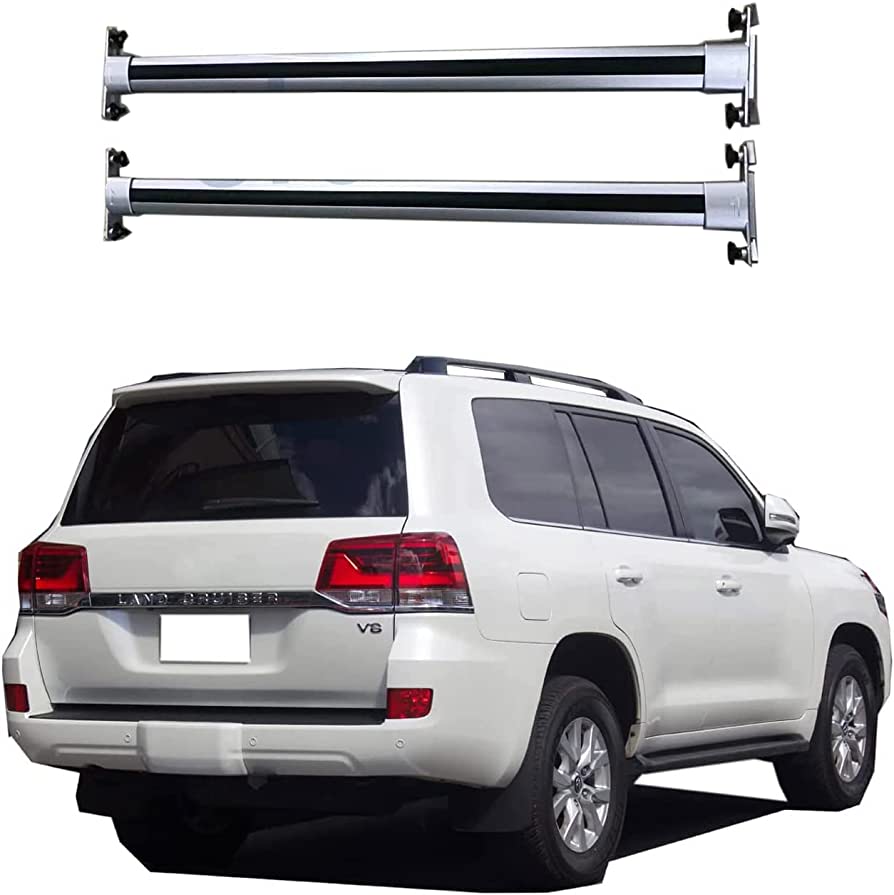Amazon.com: ROKEXUS Roof Rack Crossbars fits 2008-2021 Toyota Land Cruiser,  Compatible with 2009-2015 Honda Pilot with Factory Raised Roof Rails Inside  Slots Aluminum Cross Bars Silver : Automotive