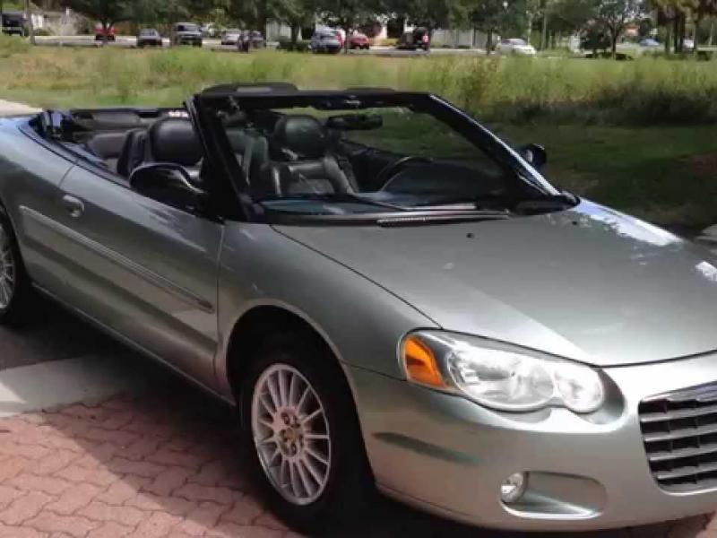 2005 Chrysler Sebring Touring Convertible - View our current inventory at  FortMyersWA.com - YouTube