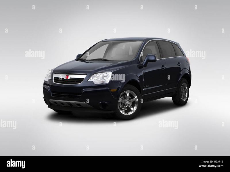 2008 Saturn VUE Green Line in Blue - Front angle view Stock Photo - Alamy