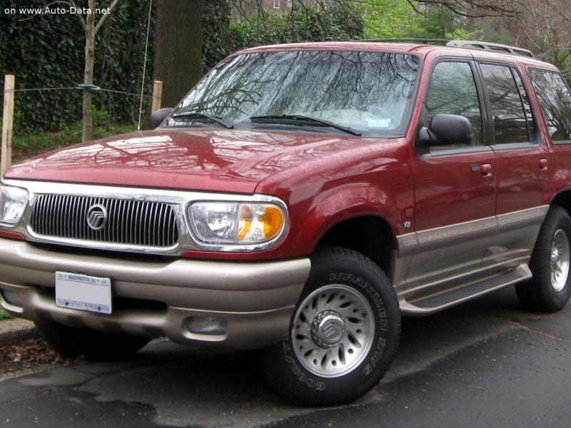 2001 Mercury Mountaineer I 4.6 i V8 AWD (242 Hp) | Technical specs, data,  fuel consumption, Dimensions
