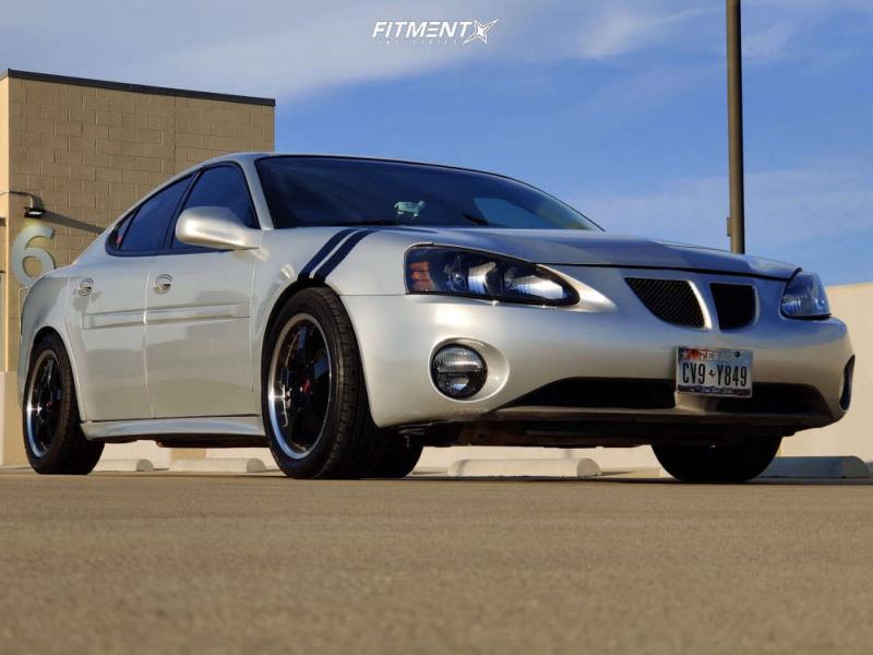 2005 Pontiac Grand Prix Base with 18x7.5 Drag Dr11 and Firestone 225x50 on  Lowering Springs | 1578911 | Fitment Industries