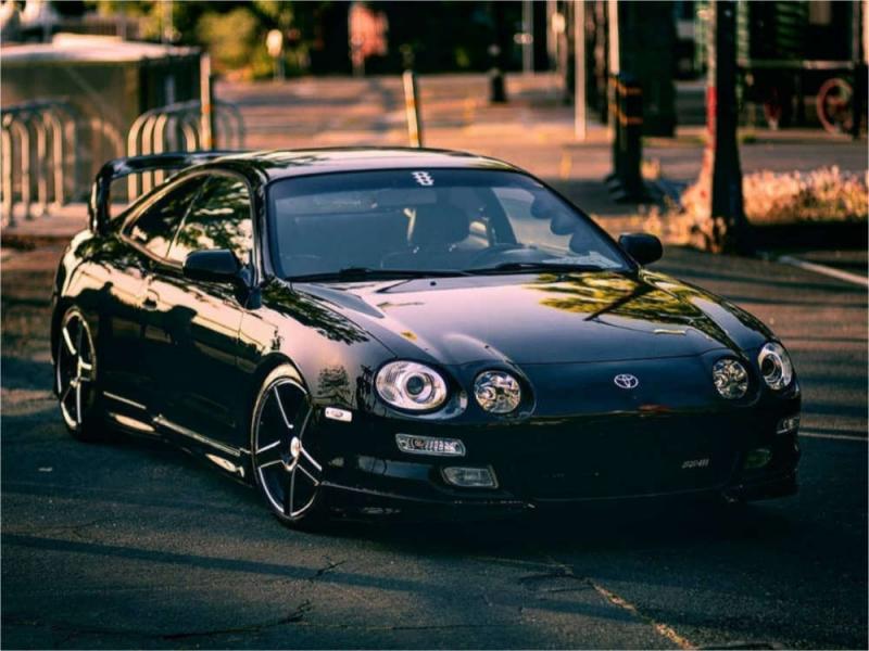 1999 Toyota Celica with 18x7 10 TSW Rivage and 245/40R18 Nitto Nt555r and  Coilovers | Custom Offsets