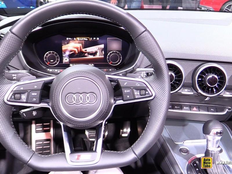 2017 Audi TT Convertible S Line - Interior Walkaround - 2016 Paris Motor  Show - YouTube