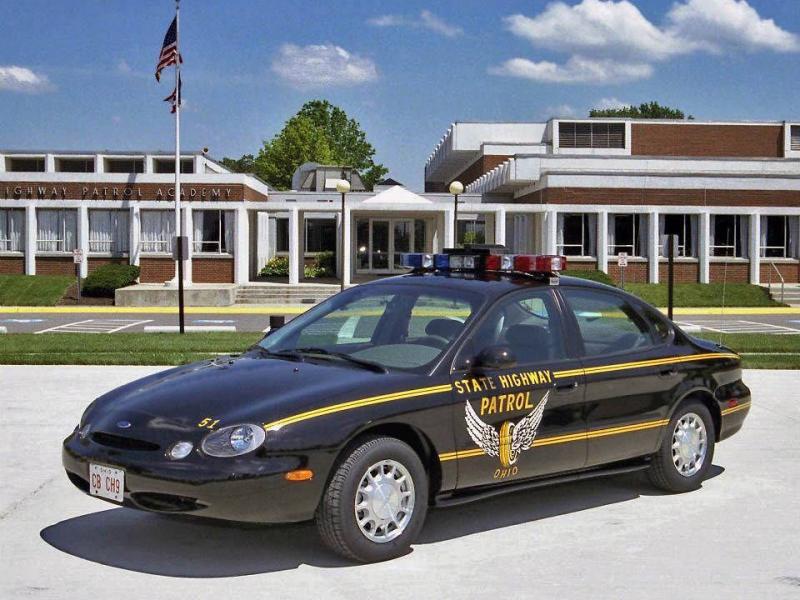 Ohio State Highway Patrol 1997 Ford Taurus CX test car. Credit : OSP __… |  State police, Police cars, State trooper