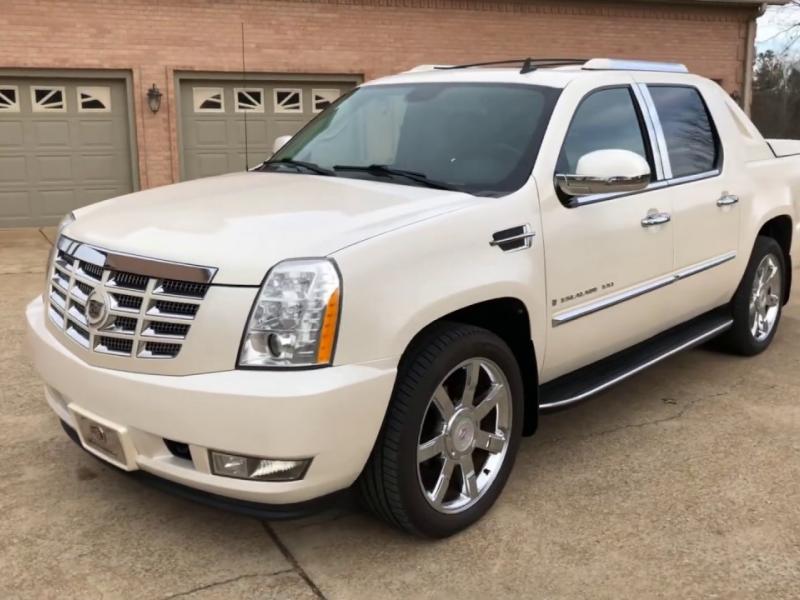 2009 CADILLAC ESCALADE EXT AWD PEARL WHITE 71K MILES ULTRA LUXURY TRUCK FOR  SALE WW.SUNSETMOTORS.COM - YouTube