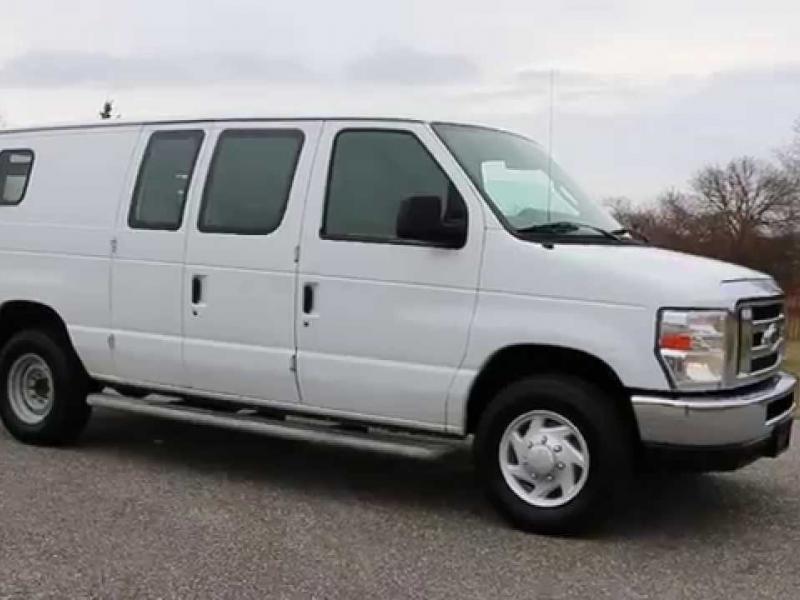 2009 Ford E250 Econoline Cargo Van For Sale~Port Window~2nd Seat~Running  Boards~Rare Crew Van - YouTube