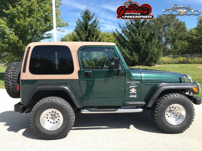 Used 1999 Jeep Wrangler Sport 2dr 4WD SUV | Automobile in Big Bend WI |  4080J Forest Green