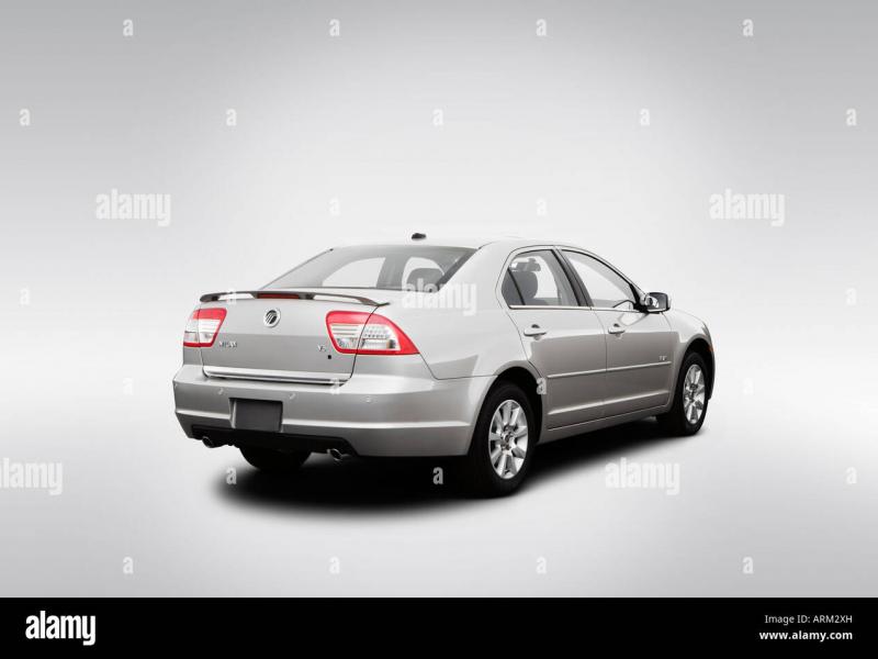 2008 Mercury Milan in Silver - Rear angle view Stock Photo - Alamy