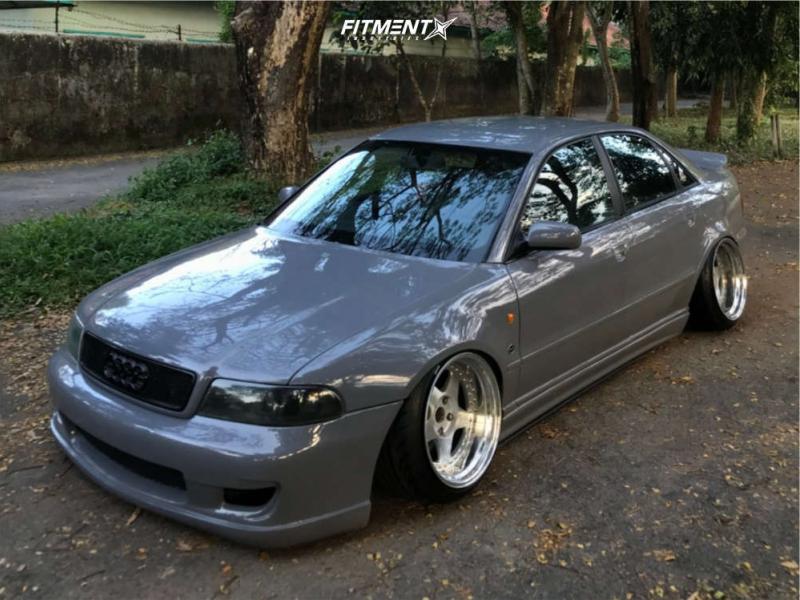 1999 Audi A4 Base with 17x11 OZ Racing Futura and Accelera 235x40 on Air  Suspension | 1255446 | Fitment Industries