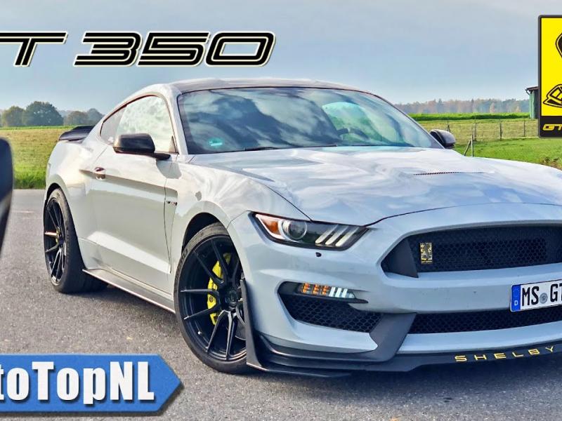 SHELBY MUSTANG GT350 REVIEW on AUTOBAHN [NO SPEED LIMIT] by AutoTopNL -  YouTube