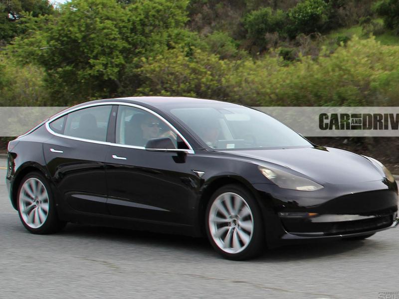 Spied: 2017 Tesla Model 3 Electric Vehicle | News | Car and Driver