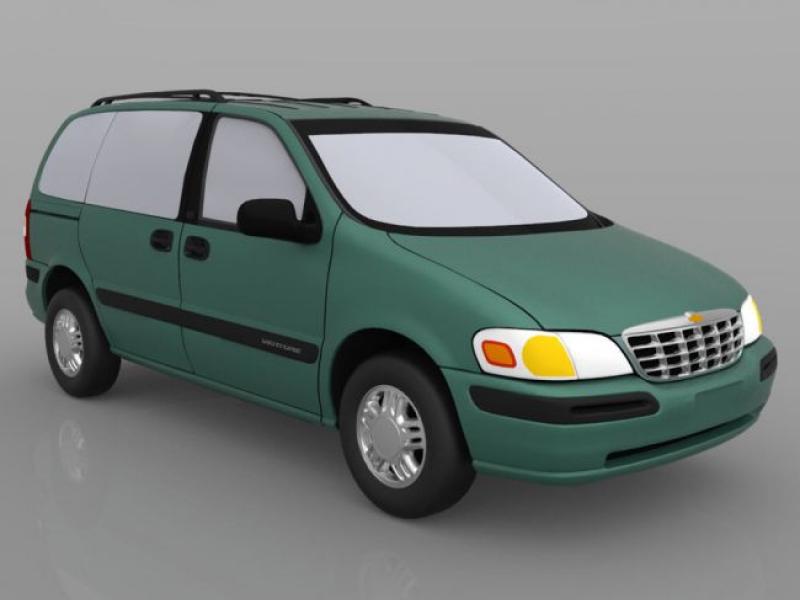 Chevy Venture 1998 - 3ds and obj - Extended License