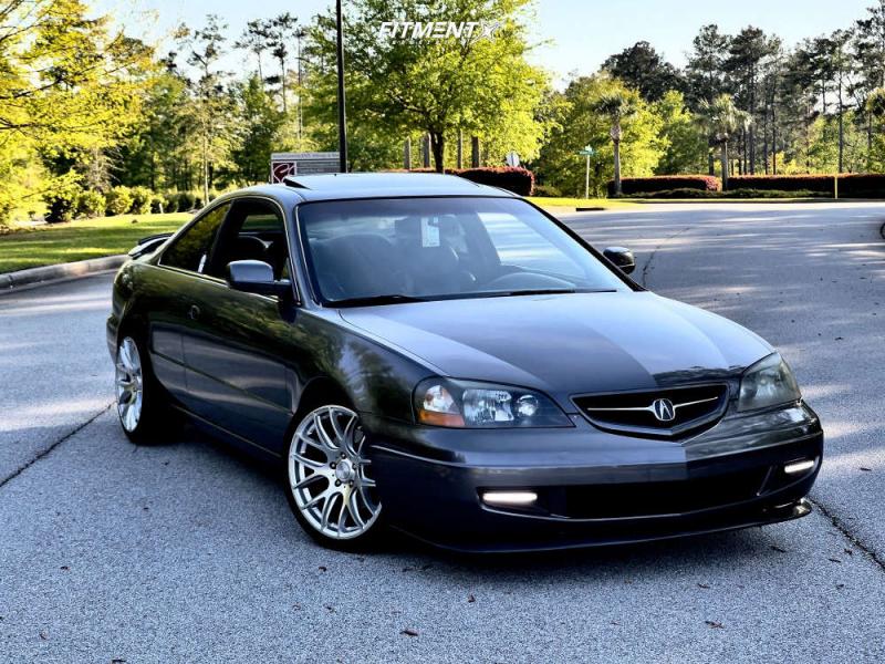2003 Acura CL Type-S with 18x8.5 ESR Sr12 and Hankook 225x45 on Lowering  Springs | 1877088 | Fitment Industries