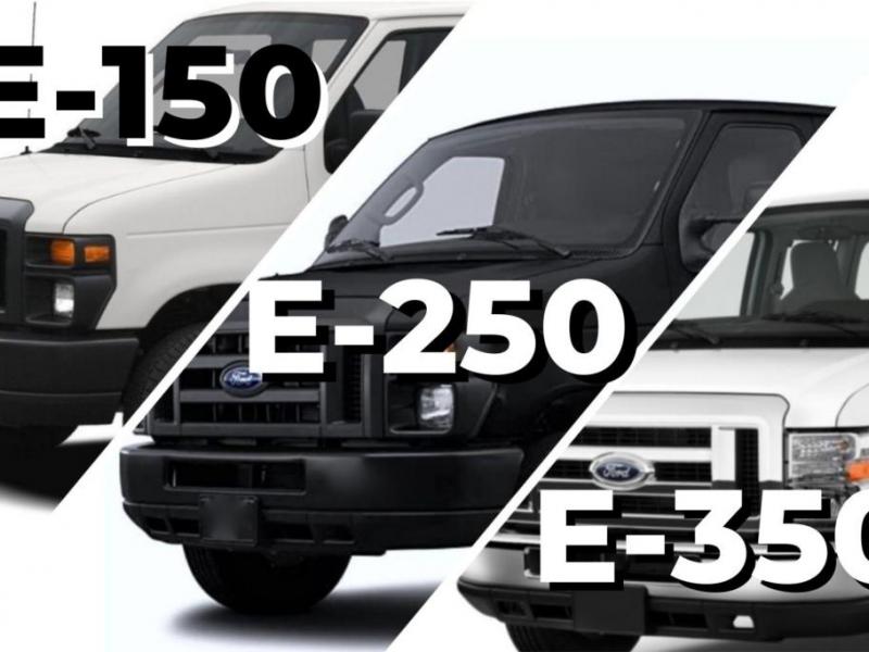 What's The Difference Between Ford E-150, E-250, and E-350? -  tworoamingsouls