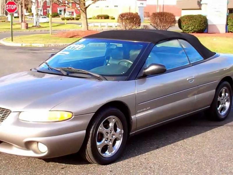1999 Chrysler Sebring Limited 2DR Convertible 2.5L V6 AT - - YouTube