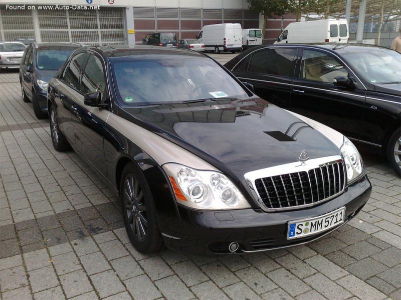 2006 Maybach 62 S (V240) 6.0 V12 (621 Hp) | Technical specs, data, fuel  consumption, Dimensions