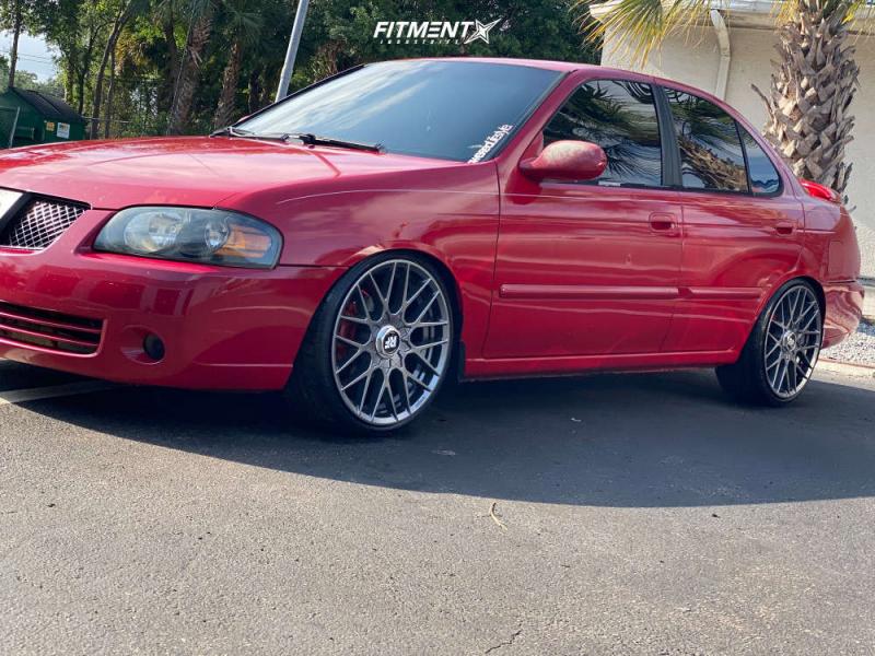 2006 Nissan Sentra S with 18x8.5 Rotiform Rse and Linglong 215x35 on  Coilovers | 1035327 | Fitment Industries