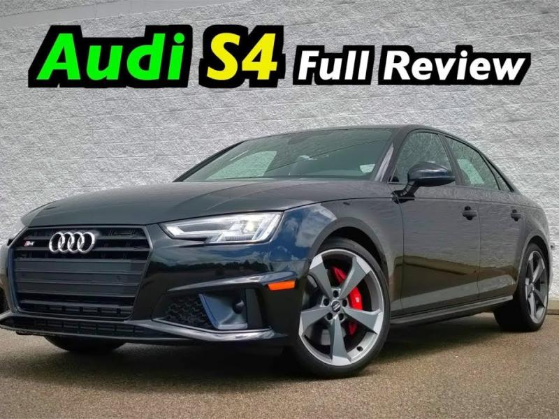 2019 Audi S4: FULL REVIEW + DRIVE | Is the new Black Optic an M340i  Killer?? - YouTube