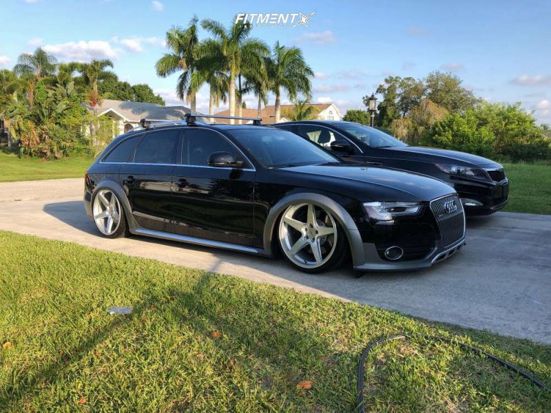 2013 Audi A4 Allroad Base with 20x10.5 Rotiform Wgr and Pirelli 235x35 on  Air Suspension | 764965 | Fitment Industries