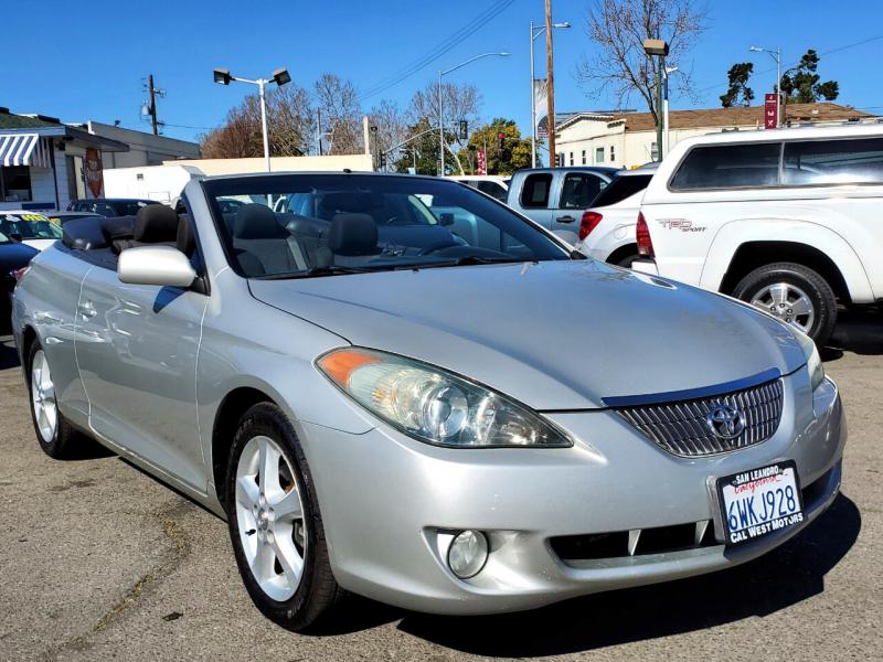 Used 2006 Toyota Camry Solara SLE Convertible 2D V6 JBL 1Owner  ExcllntMntnceHist for Sale in San Leandro Oakland Alam CA 94577 Cal West  Motors